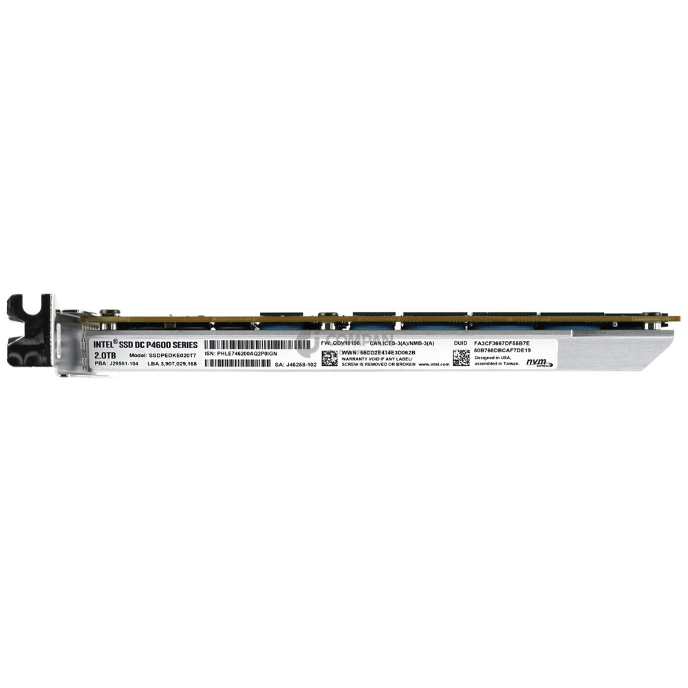 SSDPEDKE020T7 INTEL SSD DC P4600 2TB PCI-E 3.1 X4 NVME